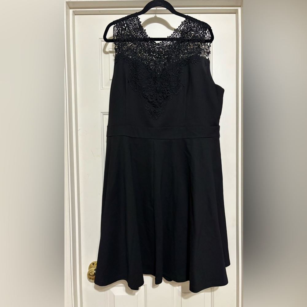 Elegant Black Lace Dress from City Chic
